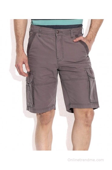 Cat Brown Solids Shorts